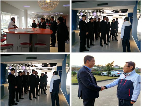 海門市委書記及市長蒞臨慧聚藥業(yè)指導(dǎo)工作